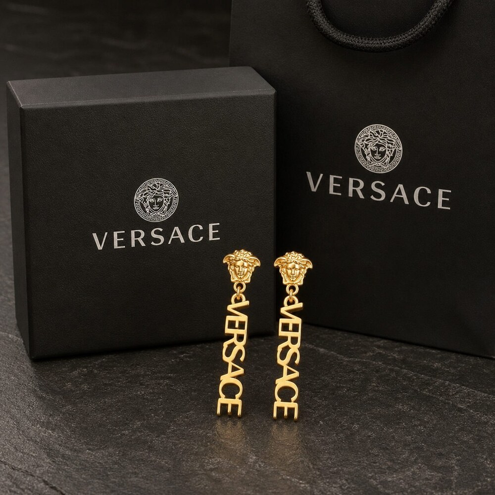 Versace Bold Statement Earrings Style 6 | New with Box